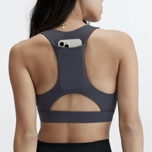 Fabletics On-The-Go Midi Medium Impact Sports Bra M Medium